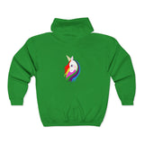 Lily the Unicorn Unisex Heavy Blend™ Full Zip Hooded Sweatshirt